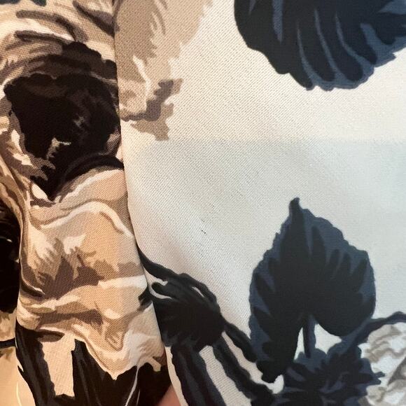 Dee Elle Flowered Boho Dress Black White Size Small - Picture 8 of 15